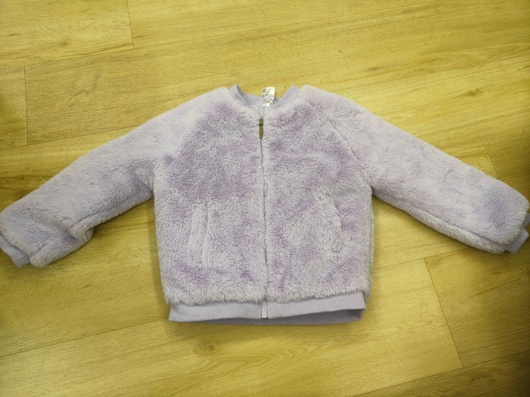 Kmart fluffy girl jacket for 2yo and 5yo