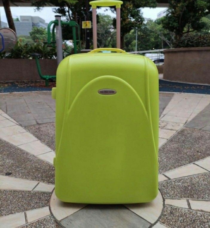 Lime Green US Polo Luggage 27 inch Hobbies Toys Travel Luggage on Carousell