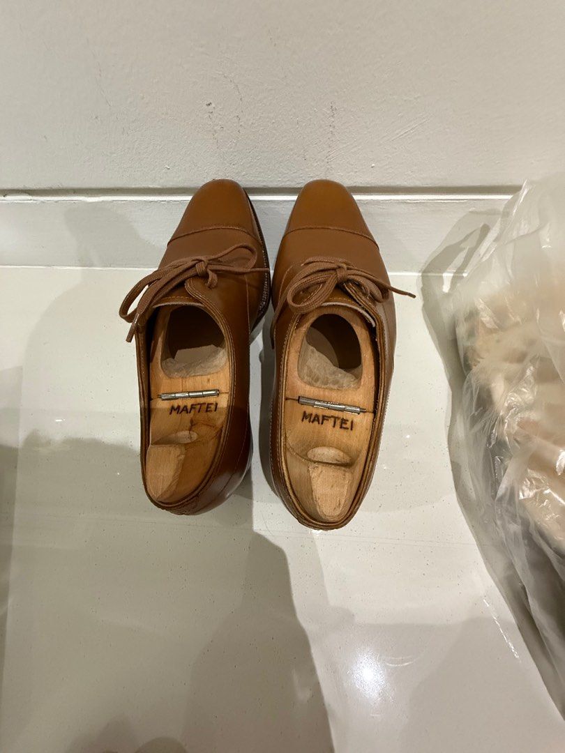 Maftei Dress Shoes custom shoe tree and vibram sole replacement