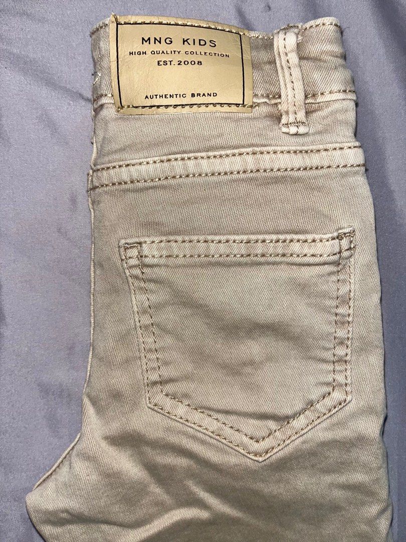 Mango & H&M Denim Pants 5T (Category: Babies & Kids Fashion) located in Cavite. Submitted by lermrr (Listing ID 1337421308, Image 1). Description: Mango Khaki & H&M Gray Denim Pants for Boy Size 110cm 5 years old Php 700 each.