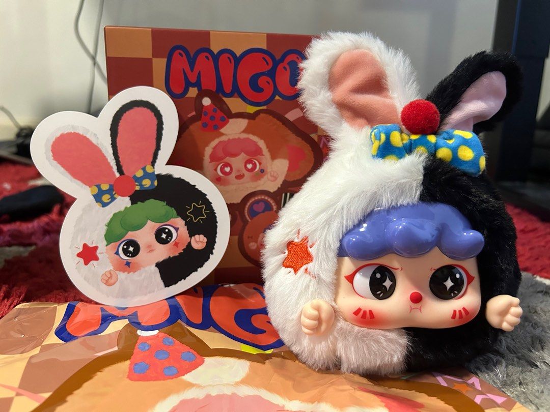 Migo Dream Circus Pendant (Category: Designer & Blind Box Toys) located in Makati City. Submitted by poisonivy825 (Listing ID 1337492543, Image 1). Description: ❗️WTS LFB❗️ Brand New Migo Dream Circus Plush Pendant - Super Secret Lusi Little Rabbit (1/96) ON Hand *Open Foil to check only 📍Loc: Bicutan Parañaque or BGC (depending on work sched) 📍MOP: Gcash/BPI/BDO QR code 🚚 Delivery c/o buyer, can do same day delivery.