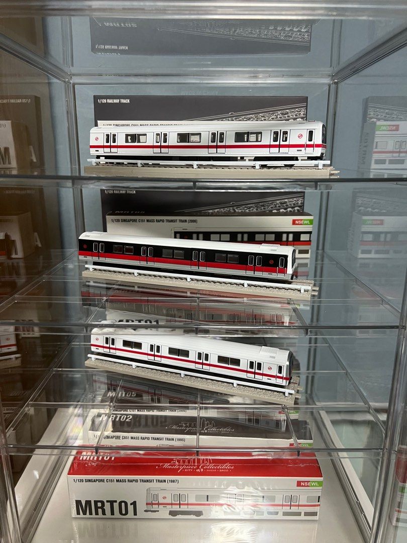 Train Model (Category: Vehicle & Diecast Models) located in Singapore. Submitted by agag6 (Listing ID 1337463413, Image 2). Description: MRT Display Die Cast (Brand New Sealed) $88 per set - Train + Track 1) C151 First Gen Train (1987) - 1 set remaining 2) C151 First Gen Refurbished Train (2006) - Sold Out 3) C651 Siemens Second Gen Train - sold out Interested do let me know. Price Negotiable👍.