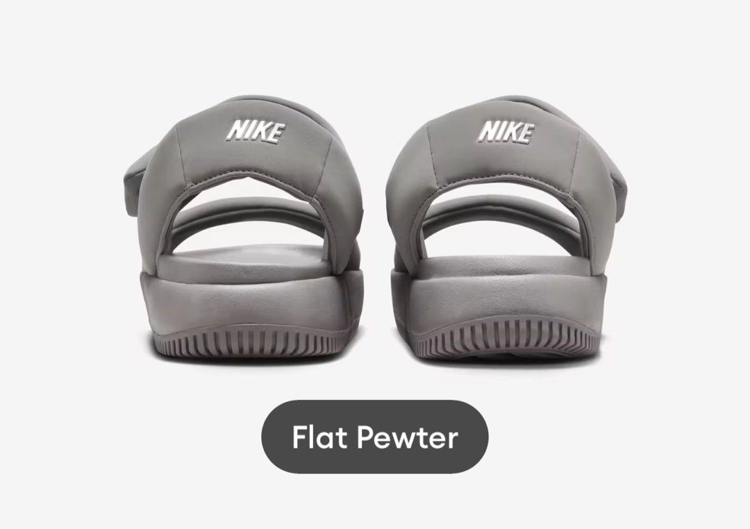 Nike Calm Sandals 100% Original (Category: Flats & Sandals) located in Antipolo. Submitted by macjoy (Listing ID 1337564406, Image 2). Description: RFS: The size is a bit too big for me—I’m only a 24cm, but this is 25cm. Feel free to make an offer, and I might consider accepting it since I’m not sure what to do with this pair..