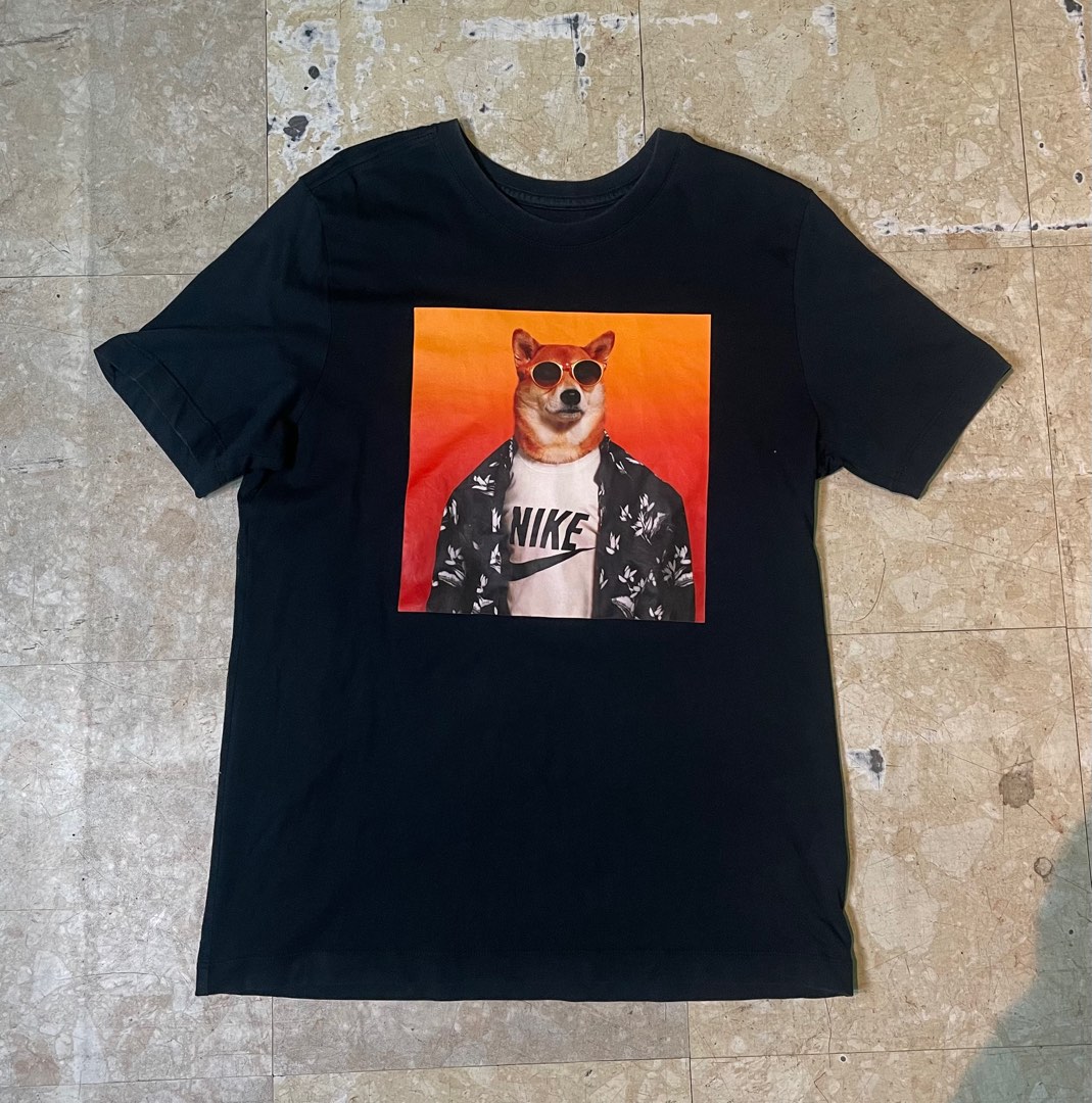 Nike Dog Graphic Shirt Authentic Men s Fashion Tops Sets Tshirts Polo Shirts on Carousell
