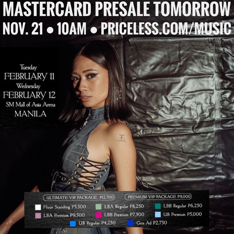 Niki Day 2 (Category: Events Tickets) located in Manila. Submitted by ticketstar (Listing ID 1337473678, Image 1). Description: FS>Niki Day 1 UB Premium 407 Row A Day 2 LBA PREM 206 ROW F unclaimed/sabay claim sa SM Meet up only/No DP DM ✅ FB meta verified ✅ Legit check ✅ meet-up ✅ Past transaction.