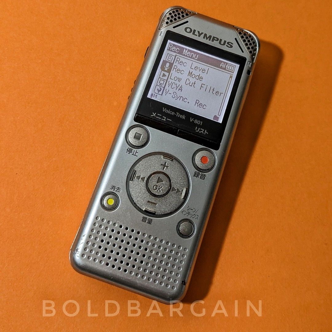 OLYMPUS Voice Trek V-801 Stereo Voice Recorder Mp3 WMA Music Audio Player632350587822101124