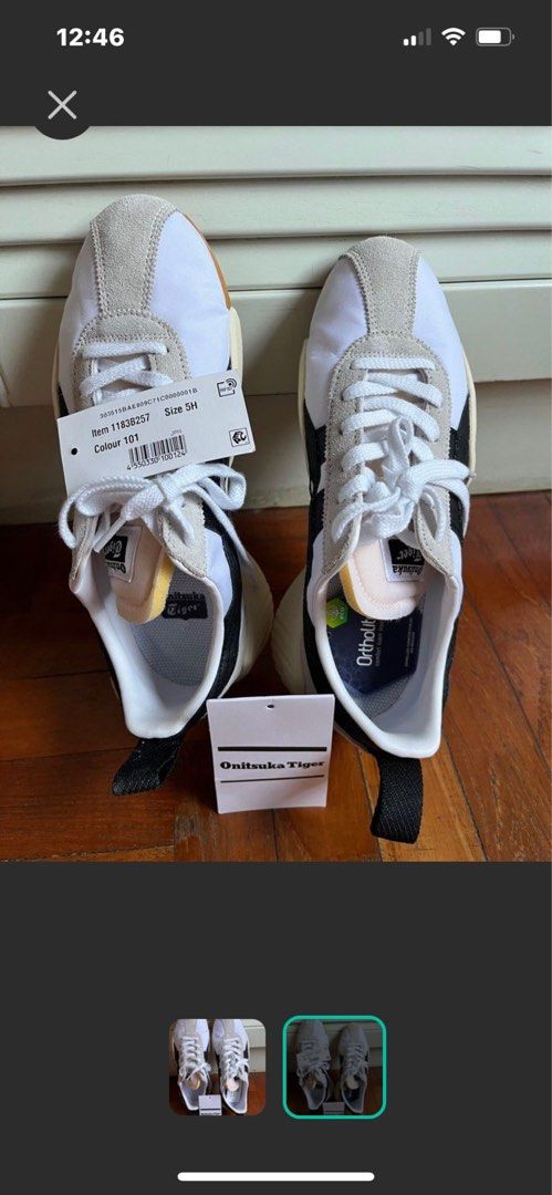 Onitsuka tiger ladies sneakers (Category: Sneakers) located in Singapore. Submitted by danmon33 (Listing ID 1337563849, Image 3). Description: Size UK4.5 US 5.5.