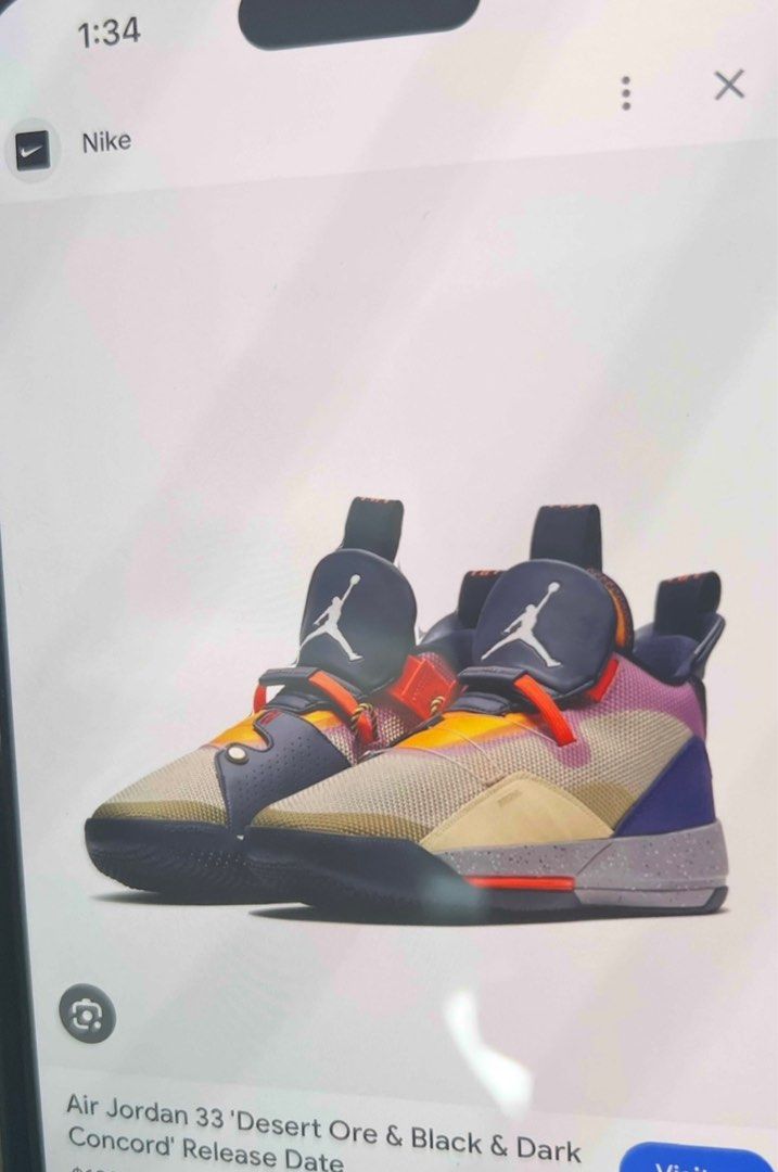 Jordan 33 desert ore top