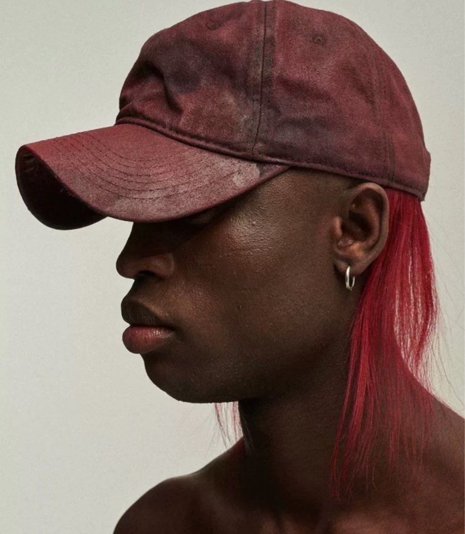 P.l.n hair cap 蠟染棒球帽