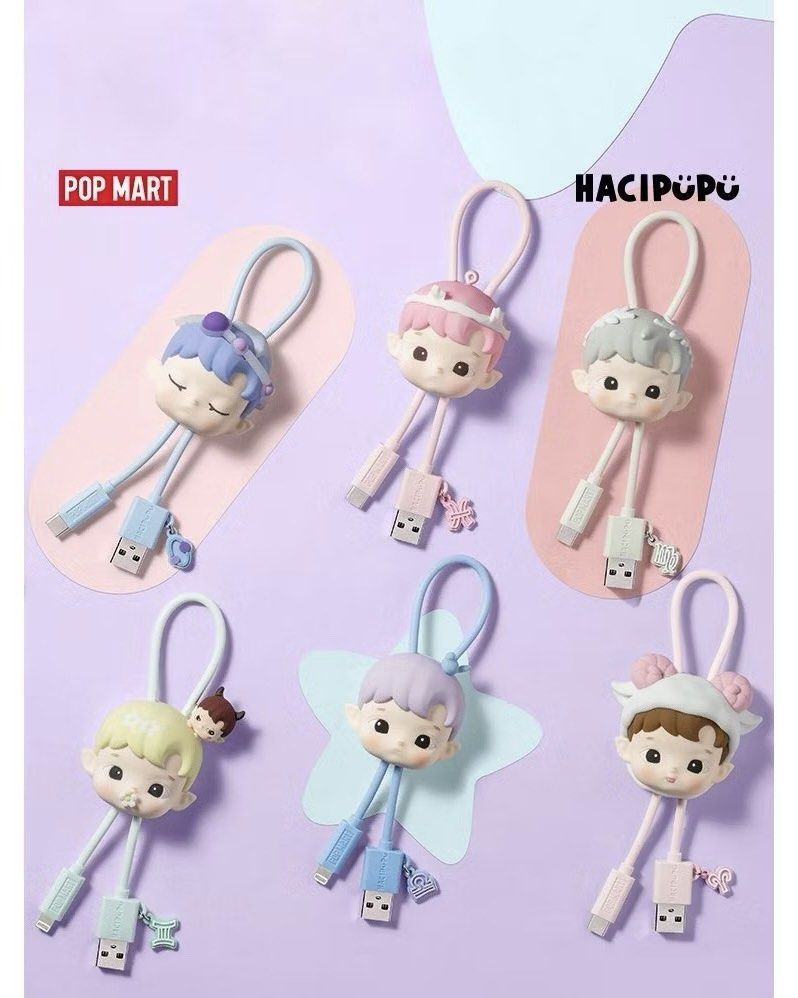 POPMART HACIPUPU Constellation Series Mystery Box Data Cable for iPhone & type-C (Category: Chargers & Cables) located in Quezon City. Submitted by unicornmanila (Listing ID 1337459246, Image 2). Description: 🤍 POPMART HACIPUPU Constellation Series Mystery Box Data Cable for iPhone & type-C 🤍 Preorder eta 3-4 weeks only 🤍 50% down payment required only 🥰🫶🏻.