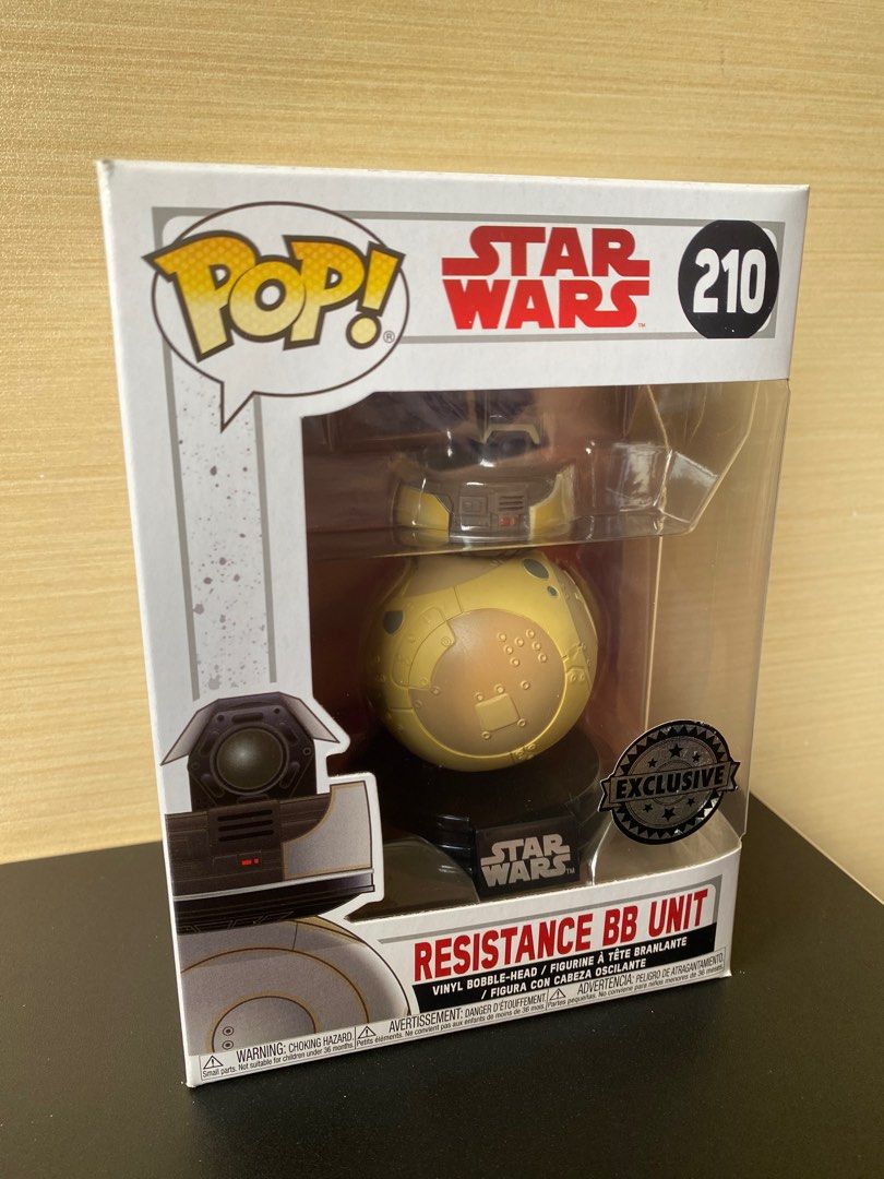Resistance BB Unit Funko POP! (Category: Designer & Blind Box Toys) located in Quezon City. Submitted by d.c0__ (Listing ID 1337472872, Image 1). Description: Star Wars: Resistance BB Unit #210 (Exclusive) Condition: 9/10 Free Protector and Sorter Box PM for pics MoP: GCash Shipping: Lalamove/Grab (buyer’s expense) Item Location: QC Banawe Area.