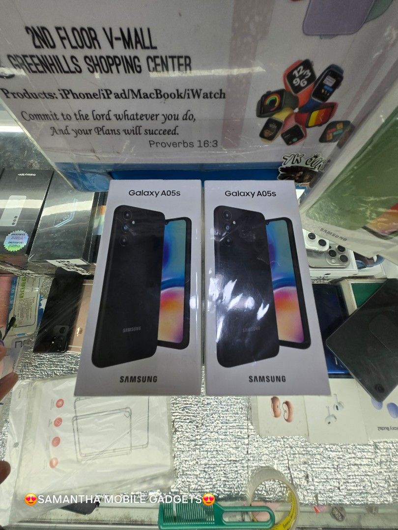 Samsung Galaxy A05s 4gb 128gb Openline (Category: Samsung) located in Manila. Submitted by lenweltong05295 (Listing ID 1337485430, Image 3). Description: Samsung Galaxy A05s 4gb 128gb Openline Brandnew Sealed with Warranty Onhand Stock.