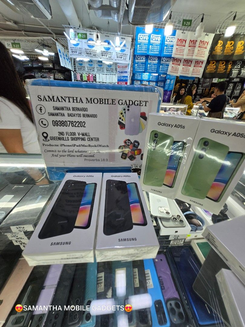 Samsung Galaxy A05s 4gb 128gb Openline (Category: Samsung) located in Manila. Submitted by lenweltong05295 (Listing ID 1337485430, Image 2). Description: Samsung Galaxy A05s 4gb 128gb Openline Brandnew Sealed with Warranty Onhand Stock.