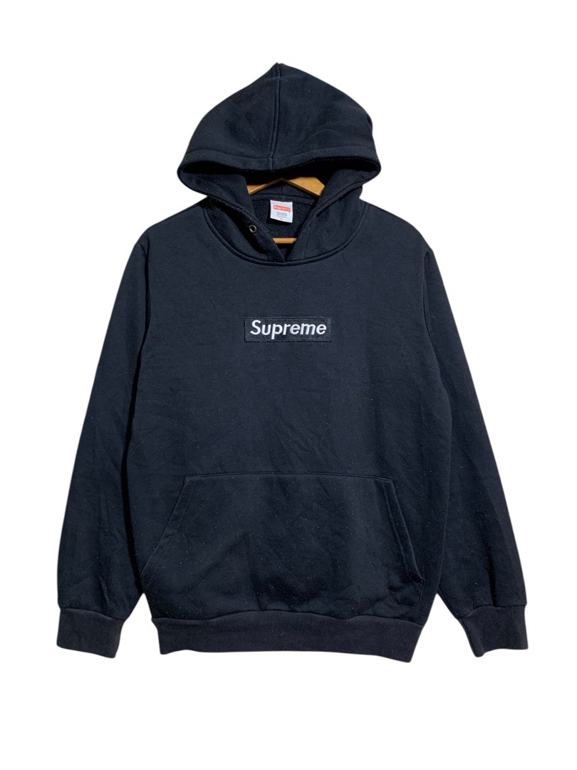 Supreme box hoodie black online