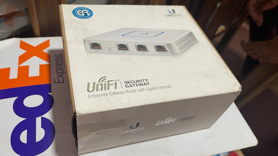 Ubiquiti Unifi Security Gateway (Router) Model USG, Furniture & Home ...