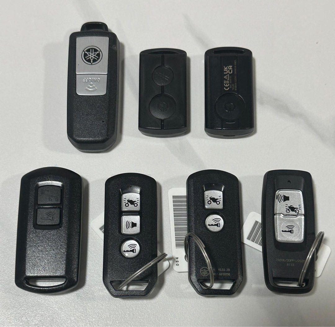 Yamaha honda remote smart key fob transponder duplicate pin code