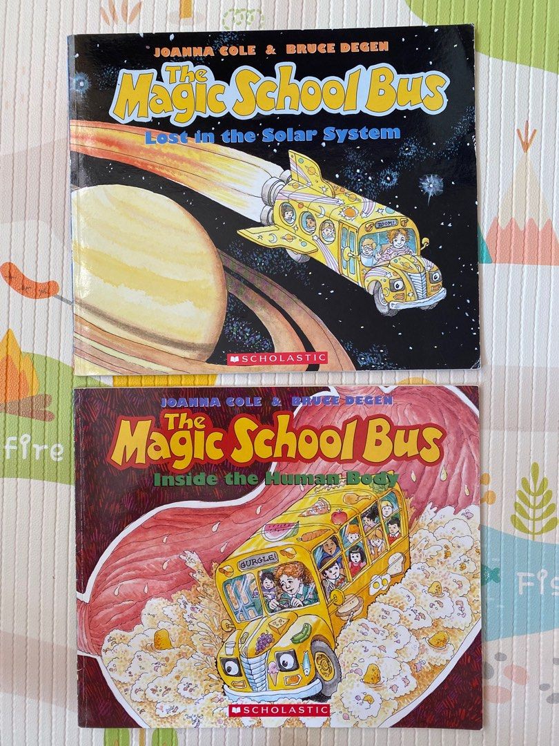 90%new { The Magic School Bus ~ Lost in the Solar System & Inside the ...
