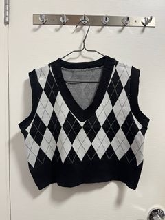 【買2件減$5】針織菱格格仔背心馬甲 /短crop上衣短/ 短款長袖衫 /polo v領上衣/冷衫/緊身上衣/針織長袖衫/毛衣/衛衣 ops one piece onepiece onepieces/開衫/衣服/外套/冬 春天女裝衫 /針織外套/長袖上衣/ hoodie jacket top cardigan crop top polo t shirt tee coat sweater64244116089603110