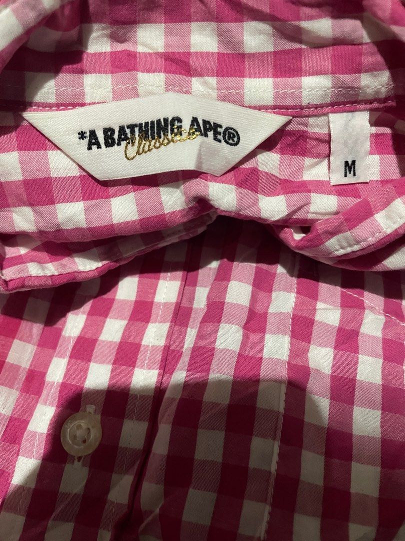 A Bathing Ape Classic Checkered Pocket Polo Buttons Down Shirt (Category: Tshirts & Polo Shirts ) located in Dumaguete. Submitted by overthrifted (Listing ID 1337711488, Image 3). Description: Authentic 20x28.