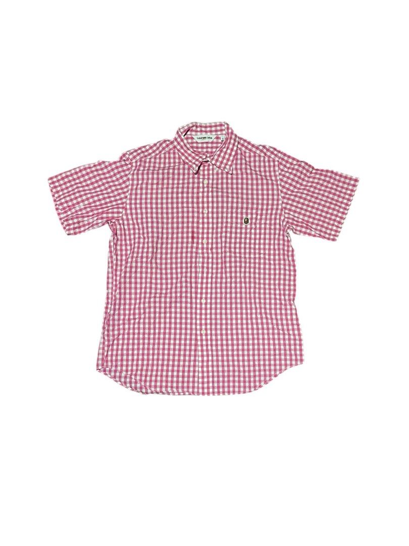 A Bathing Ape Classic Checkered Pocket Polo Buttons Down Shirt (Category: Tshirts & Polo Shirts ) located in Dumaguete. Submitted by overthrifted (Listing ID 1337711488, Image 1). Description: Authentic 20x28.