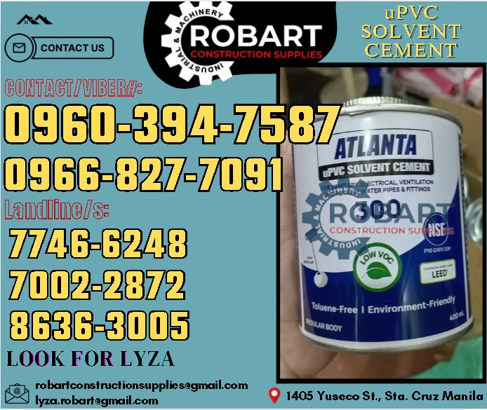 Atlanta PVC Solvent Cement w/ Brush @Plastic Container, Commercial ...