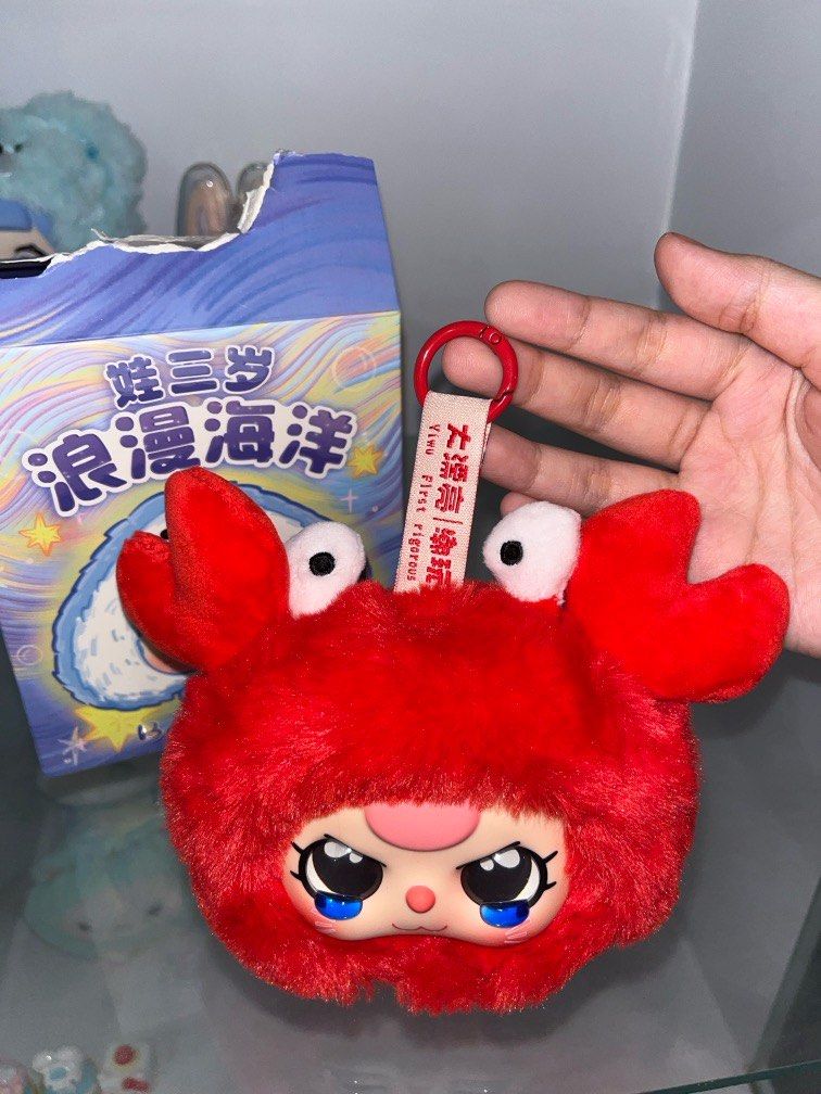 Baby Three Sea Creatures series: Lobster (Category: Designer & Blind Box Toys) located in Manila. Submitted by chelsellss (Listing ID 1337700393, Image 2). Description: - brand new.