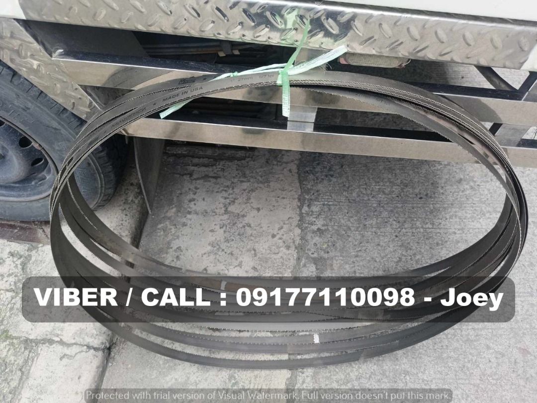 Bandsaw Blade for BS-912B (Category: Construction Tools & Equipment) located in Manila. Submitted by joeyroque09 (Listing ID 1337631569, Image 2). Description: .