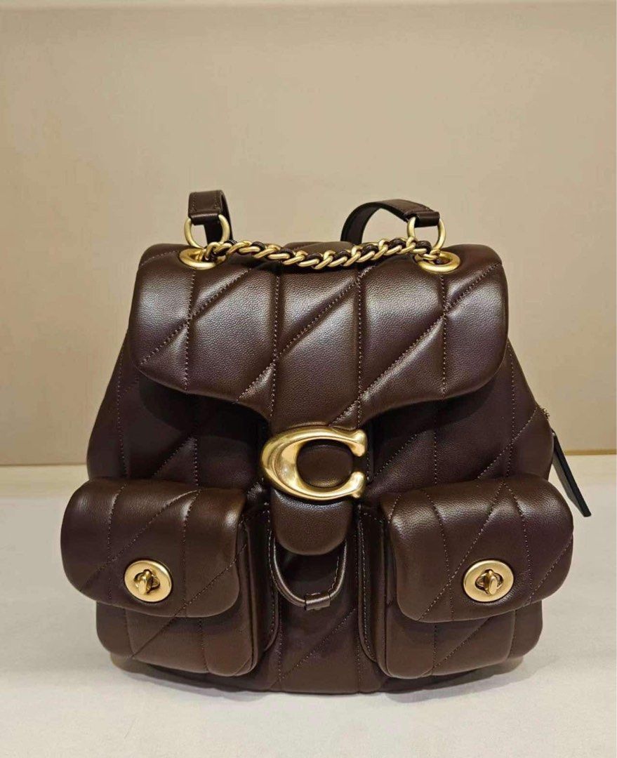 Coach Tabby Backpack with Quilting (Category: Luxury Bags & Wallets) located in Rizal. Submitted by LuxbyMarifrance (Listing ID 1337630088, Image 1). Description: 🏷️ 3,000 only + SF 🧳 Coach TABBY BACKPACK WITH QUILTING 📏 22.5cm (L) x 21cm (H) x 13.5cm (W) 📌 with dust bag, paper bag and care card ✨All trademarks, logos and brand names are reserved and property of the original brand owners. #coachph #authenticqualitybagsph #authenticqualitybags