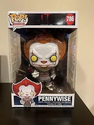Funko pop pennywise 10 inch (Category: Figurines & Statues) located in Quezon City. Submitted by c0ol_stuff (Listing ID 1337644304, Image 1). Description: noob mint 10 inch pop authentic.