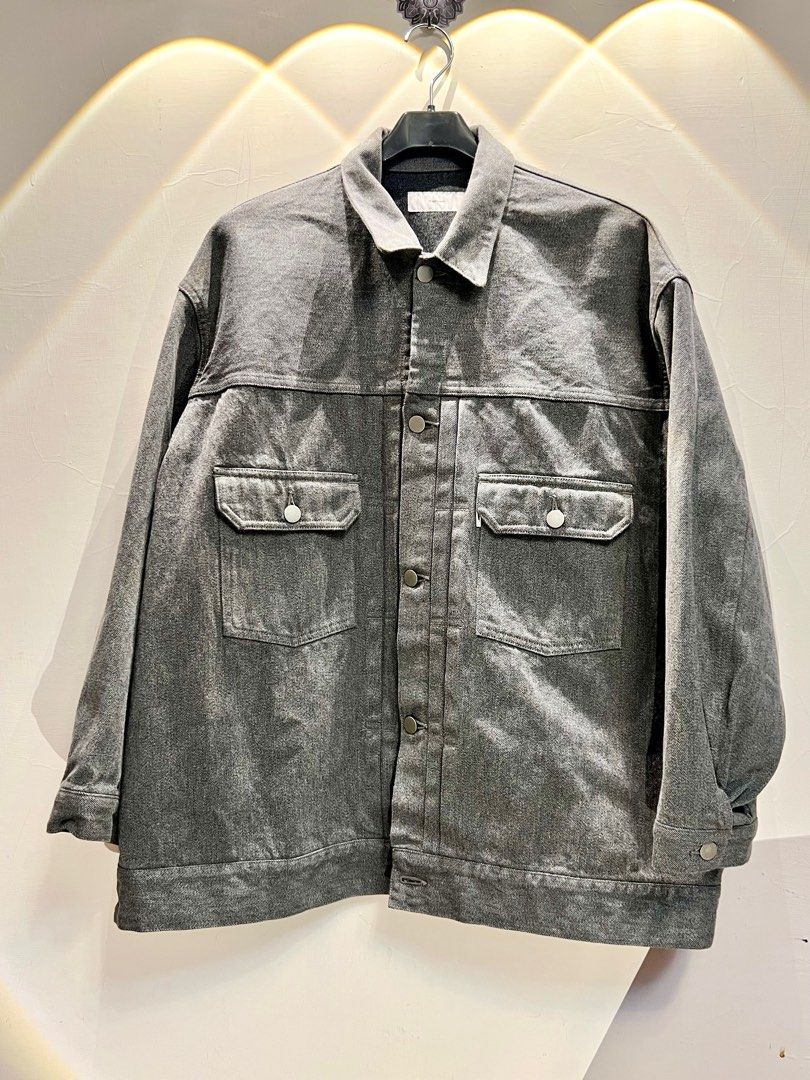 Graphpaper Colorfast Denim Jacket GRAY 2