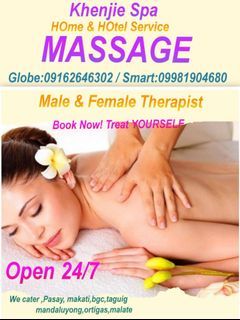 Home services Massage in Metro manila makati & pasay bgc