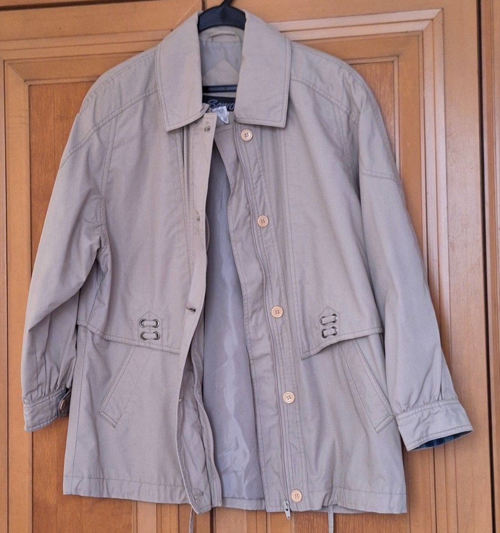 Jacket (Category: Coats, Jackets and Outerwear) located in Singapore. Submitted by hl_wonderland (Listing ID 1337672948, Image 3). Description: both items were bought from oversea. slightly waterproof with silk lining. Perfect for weather around 10ºC. Elegant coat for travellers..