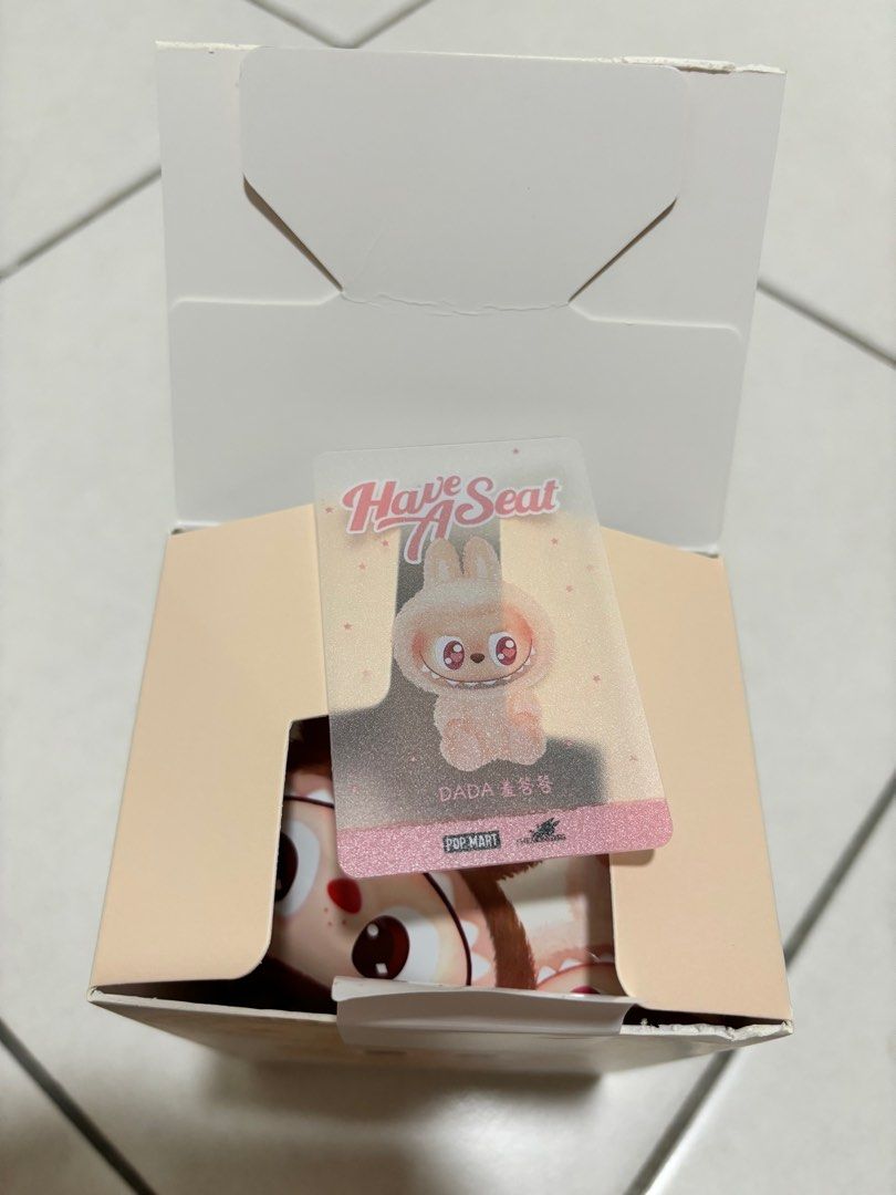 Labubu Have A Seat V2 (Dada), Hobbies & Toys, Toys & Games on Carousell