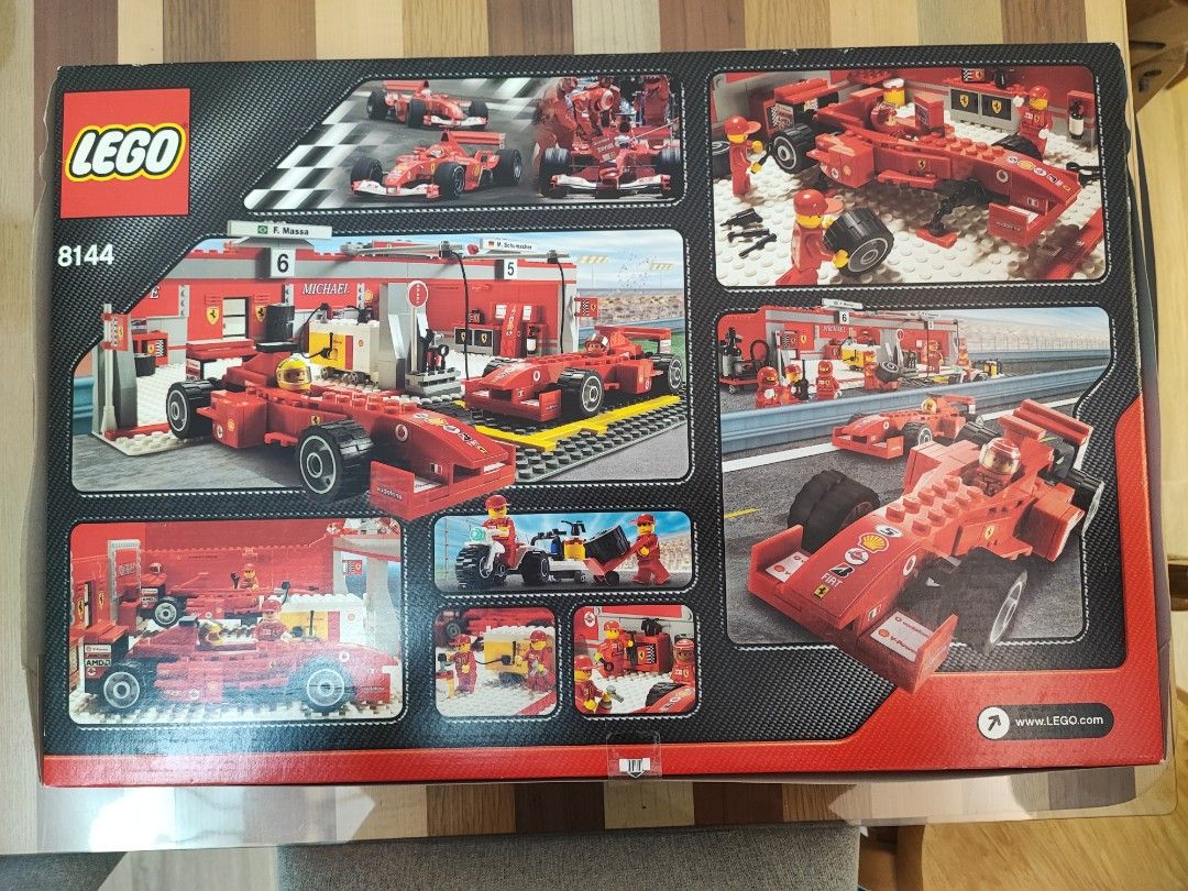 LEGO RACERS-8144 FERRARI 248 F1 TEAM MICHAEL SCHUMACHER EDITION, 興趣及遊戲 ...