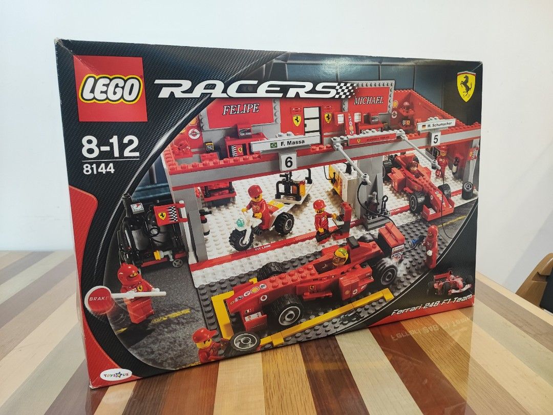LEGO RACERS-8144 FERRARI 248 F1 TEAM MICHAEL SCHUMACHER EDITION, 興趣及遊戲 ...