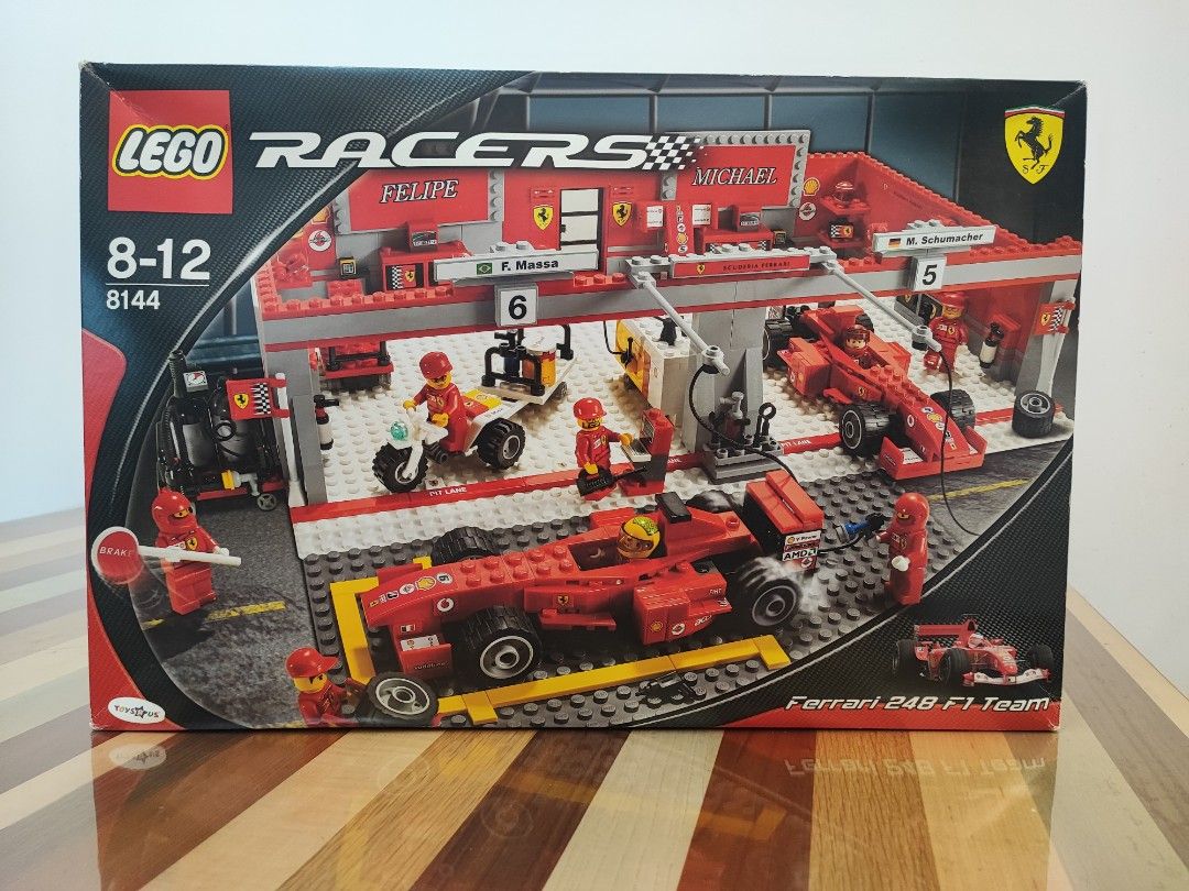 LEGO RACERS-8144 FERRARI 248 F1 TEAM MICHAEL SCHUMACHER EDITION, 興趣及遊戲 ...