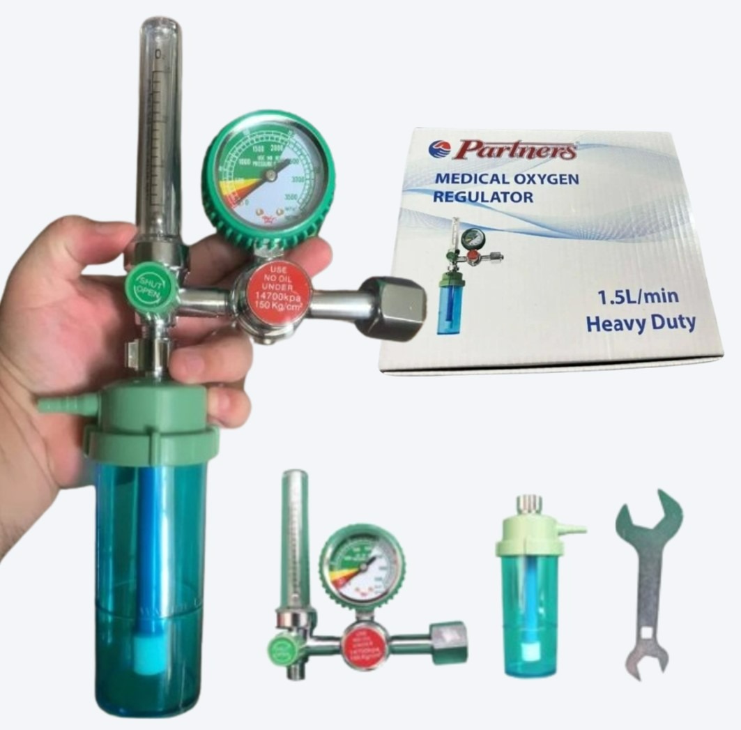 (L&L-J) Partners Oxygen Regulator (with Oxygen Cannula and Wrench ...