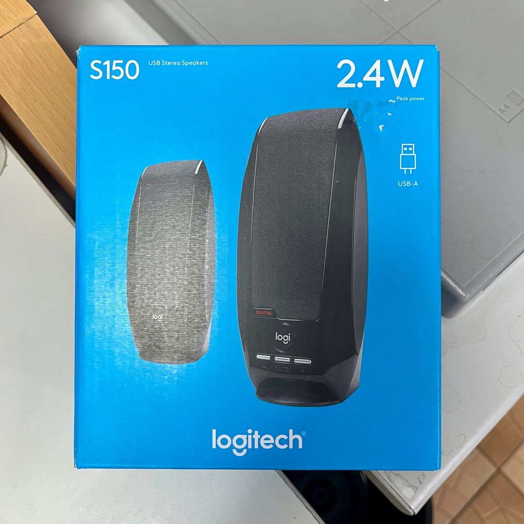 Logitech S150 USB Stereo Speakers (Category: Soundbars, Speakers & Amplifiers) located in Muntinlupa City. Submitted by carlos_g (Listing ID 1337679207, Image 1). Description: Brand New Selling below SRP RFS: Won in an event raffle.