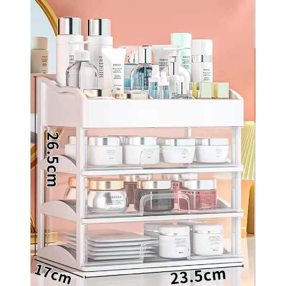 Make up organizer (Category: Makeup) located in Manila. Submitted by yzlshop (Listing ID 1337657103, Image 2). Description: Same day delivery via Lalamove Location: Manila Mop: Cod/Gcash payment.