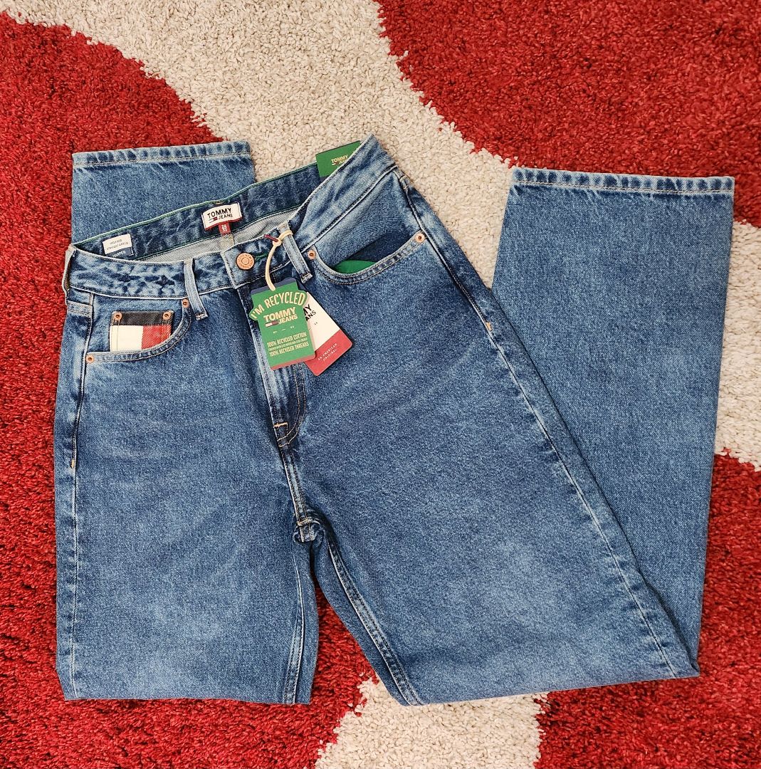 NEW Tommy Hilfiger Harper High Rise Straight Ankle Svmdr Women Jeans Size 26x32 (Category: Women's Clothes) located in Melbourne. Submitted by all_yours (Listing ID 1337603298, Image 2). Description: Materials 100% certified recycled cotton Features - Straight leg - Flattering high rise waist - Vintage feel - Zip with button fastening - Five-pocket - Tommy Jeans flag patch on back pocket Size : 26/ 32 Condition: 100% Brand New with tag. Never Wor
