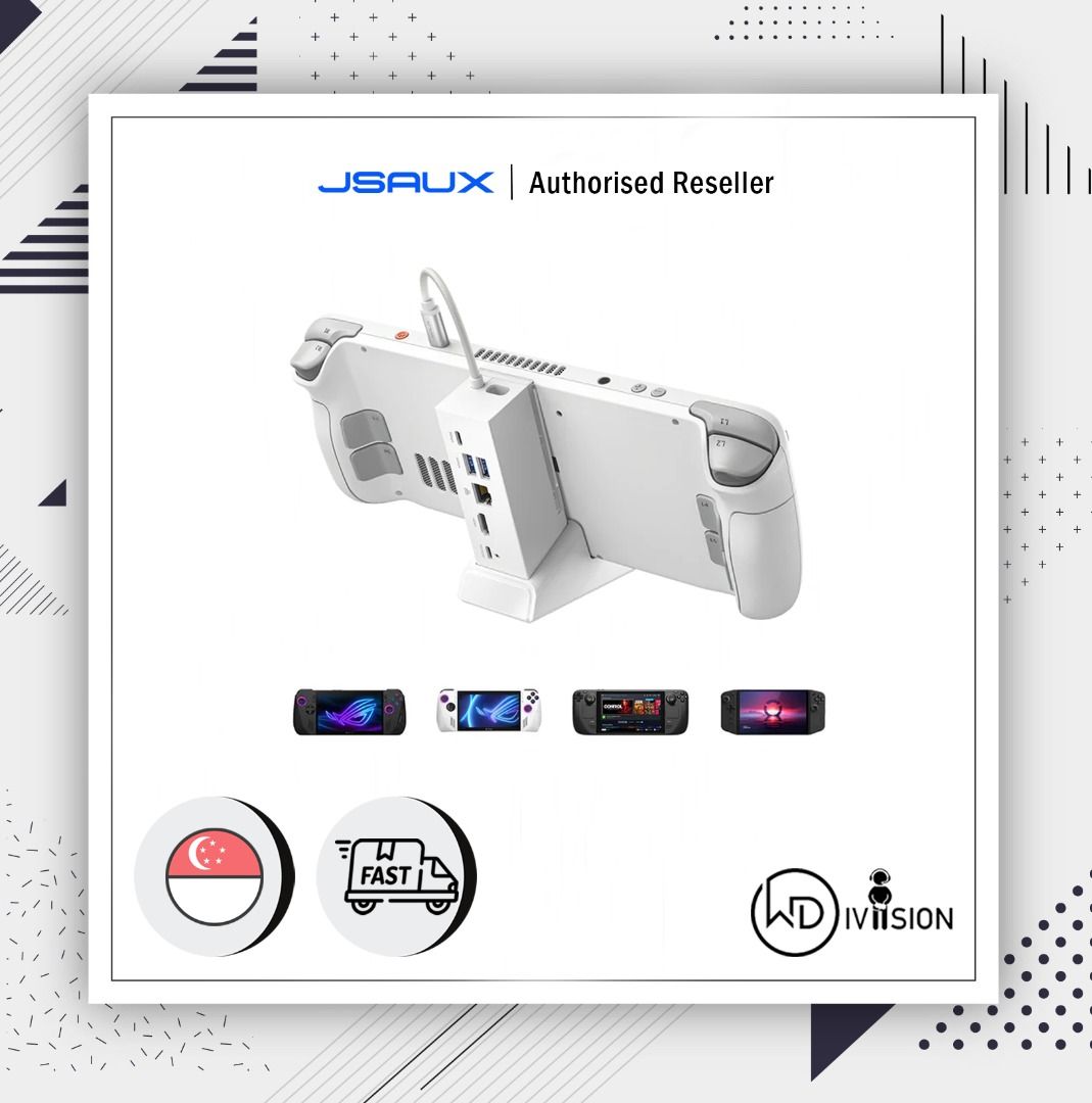 Official JSAUX 6-in-1 Multifunctional Docking Station Dock for Valve ...