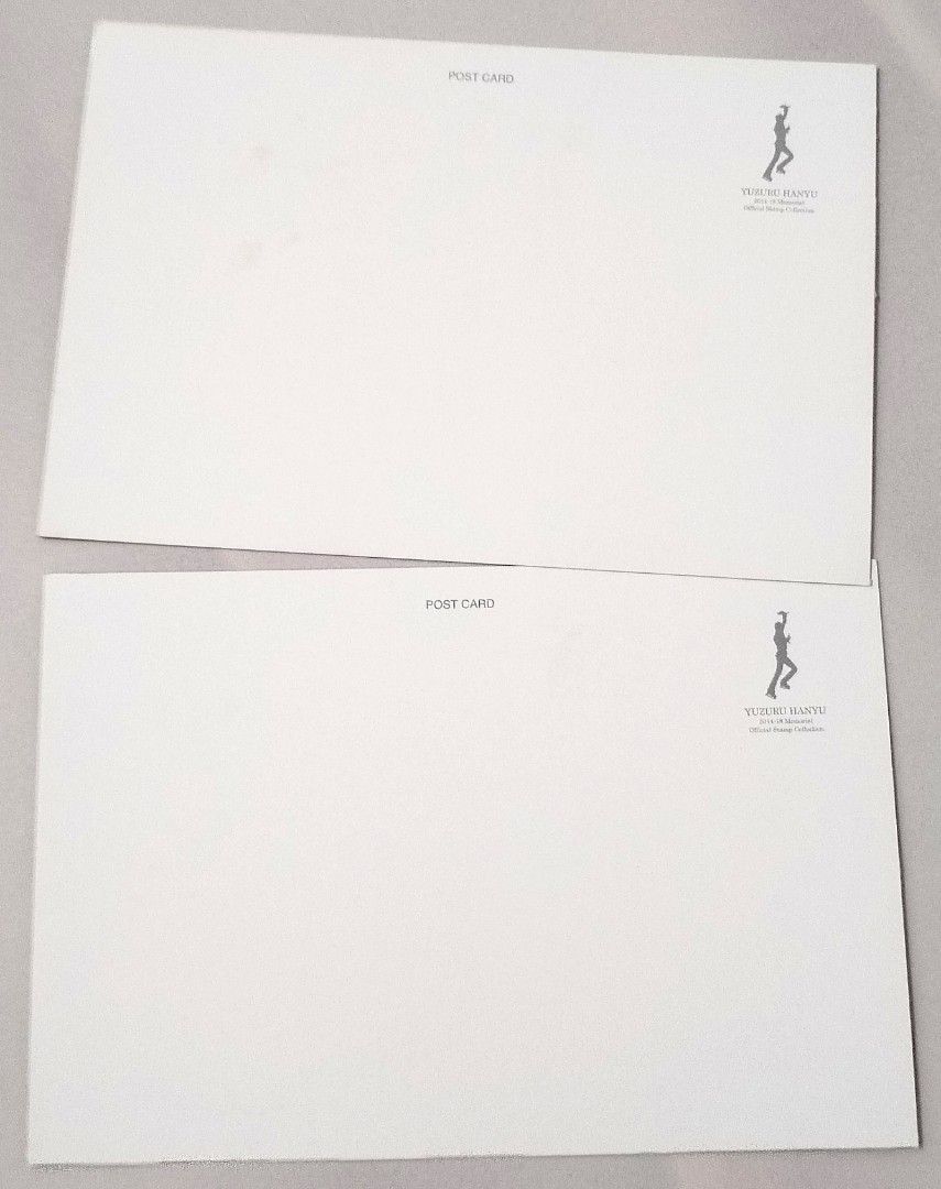 羽生結弦 memorial official stamp collection Official Yuzuru Hanyu Postcard 2014 - 18 Memorial Stamp