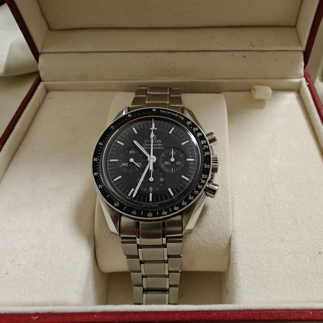 Omega Speedmaster Hesalite Sandwich Luxury Watches on Carousell