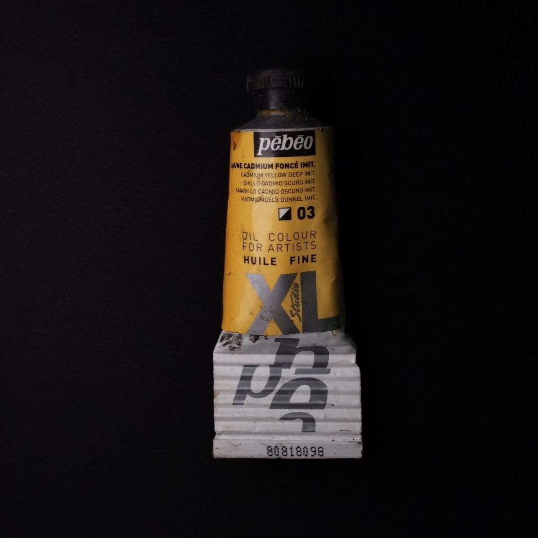 PEBEO Oil Colour - Cadmium Yellow Deep (Category: Craft Supplies & Tools) located in Manila. Submitted by cazcarro (Listing ID 1337687917, Image 1). Description: PEBEO Oil Colour - Cadmium Yellow Deep 80% remaining.
