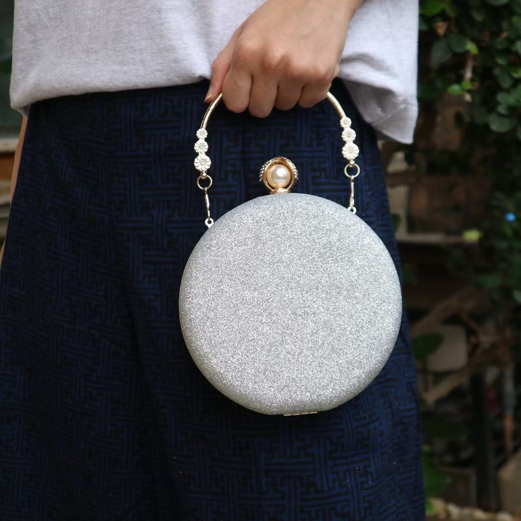 PRELOVED ‼️ [BACA DESKRIPSI] TAS PESTA GLITTER SLING BAG HAND