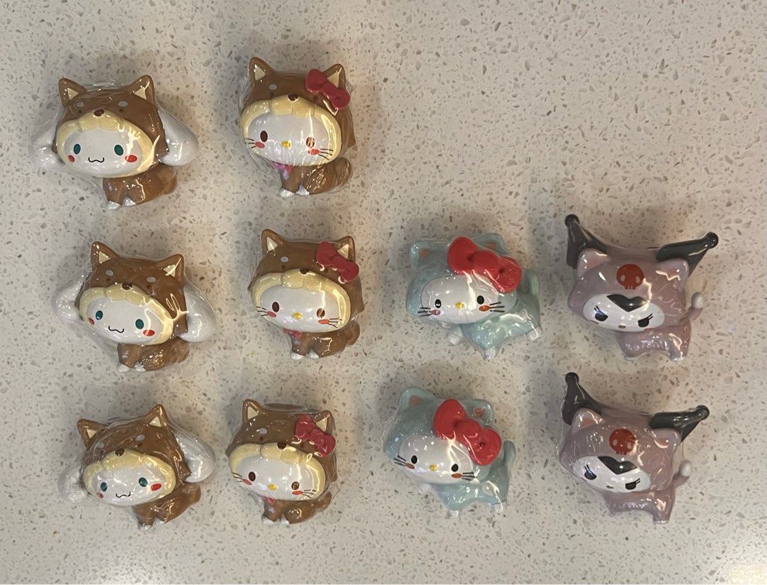 sanrio figuring from cpcm (Category: Designer & Blind Box Toys) located in Singapore. Submitted by sweetpurple (Listing ID 1337726258, Image 1). Description: Brand new wrapped sanrio figuring $5 each.
