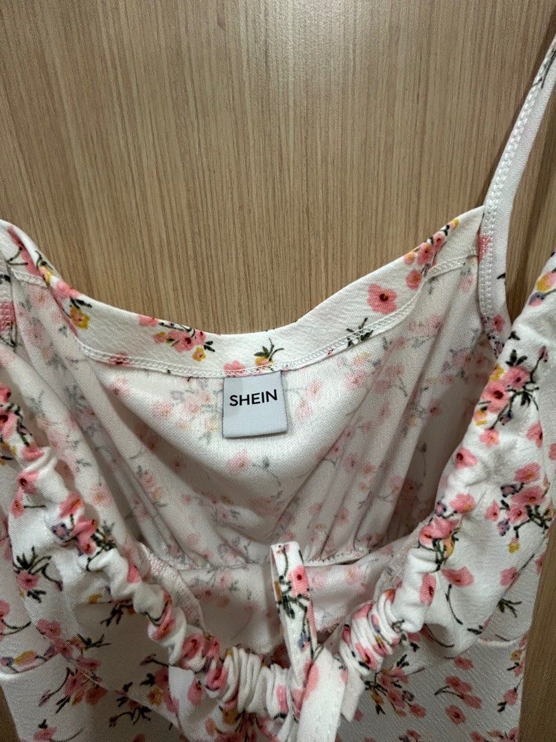 Shein Tie Front Sundress (Category: Dresses) located in Las Pinas. Submitted by flrmz (Listing ID 1337669759, Image 2). Description: Bought from an IG Shop. Rfs: Decluttering.