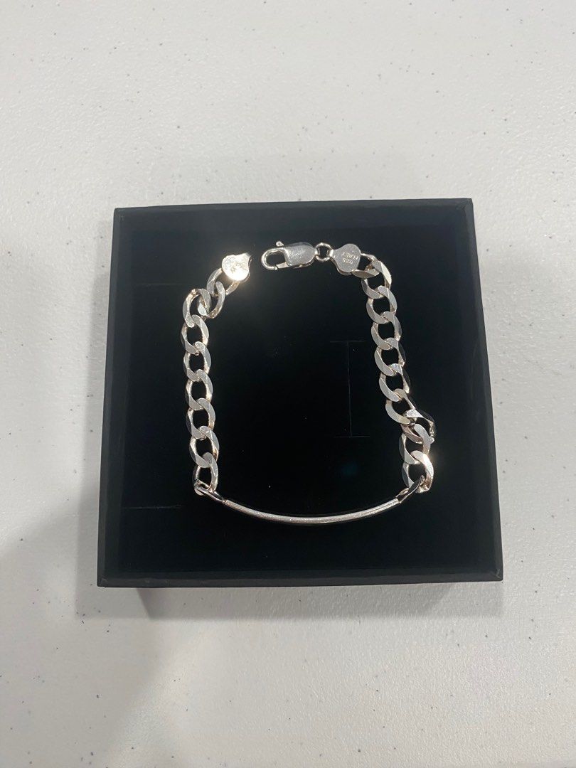 SILVER WORKS MENS BRACELET BRANDNEW Women s Fashion Jewelry Organizers Bracelets on Carousell