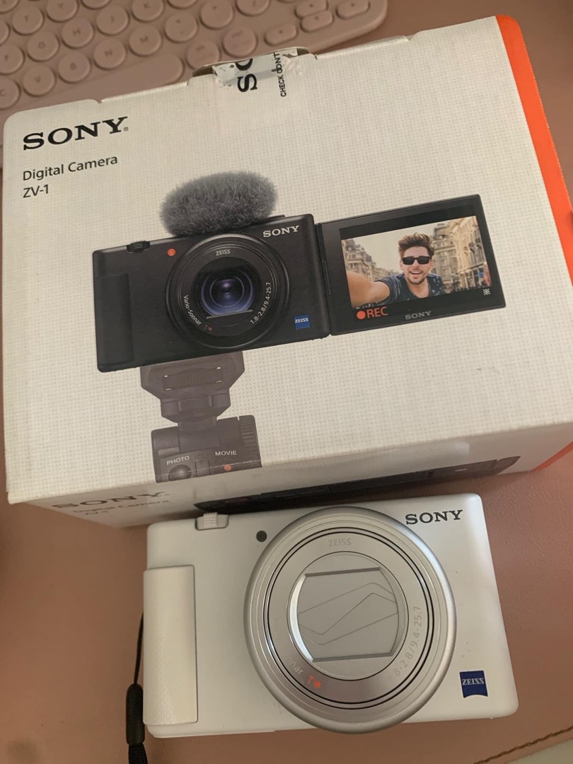 Sony V1 with accessories, Photography, Video Cameras on Carousell
