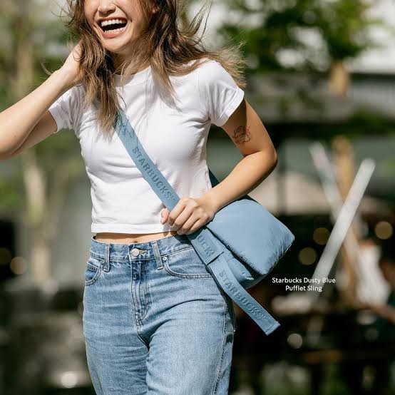 Starbucks Pufflets Slings Singapore, Luxury, Bags & Wallets on Carousell